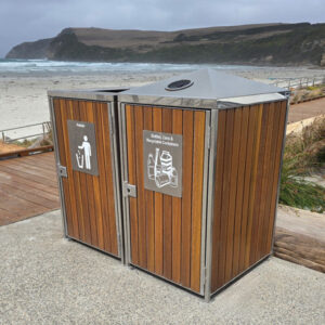 Victorian Coastal Wheelie Bin Enclosure