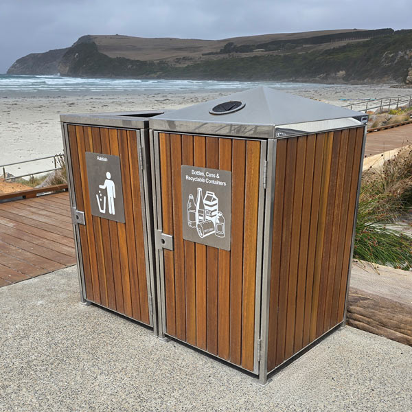 Victorian Coastal Wheelie Bin Enclosure