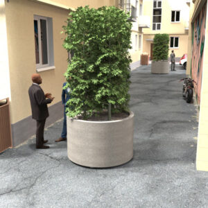 Deep 1500mm diameter planter