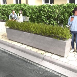 Concrete Planter Barrier