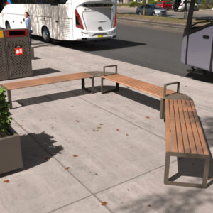 Bus Stop Benches in Parramatta NSW