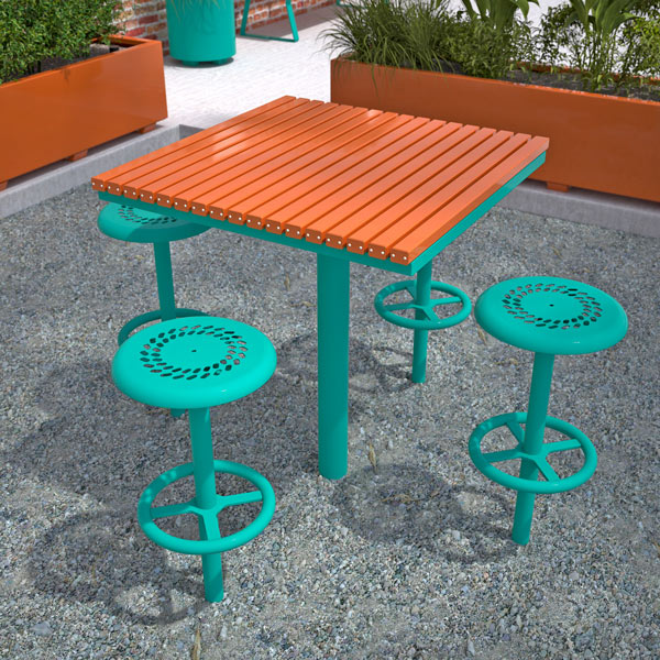 Keysborough Cafe with Bar Height Outdoor Setting