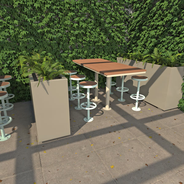 Canberra Outdoor Beer Bar Setting