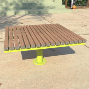 Platform Bench at High School in Blue Mountains NSW