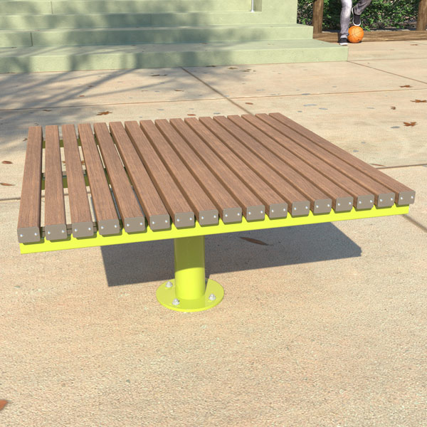 Platform Bench at High School in Blue Mountains NSW