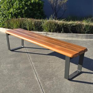 Timber Street Bench in Sydney Hospital Grounds