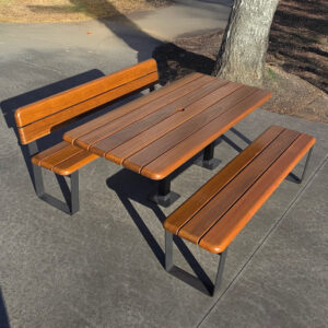 Seat & Bench on Park Table Setting in Heidelberg Victoria