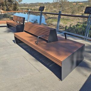 Back-to-Back Seats at Viewing Platform Werribee South