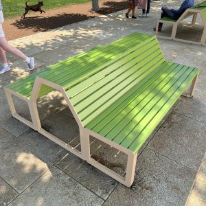 Double sided Park Seat at Coomera Dog Park