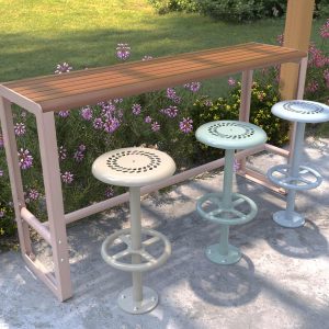 Botanic Garden Gazebo with Bar Height Table in Tasmania