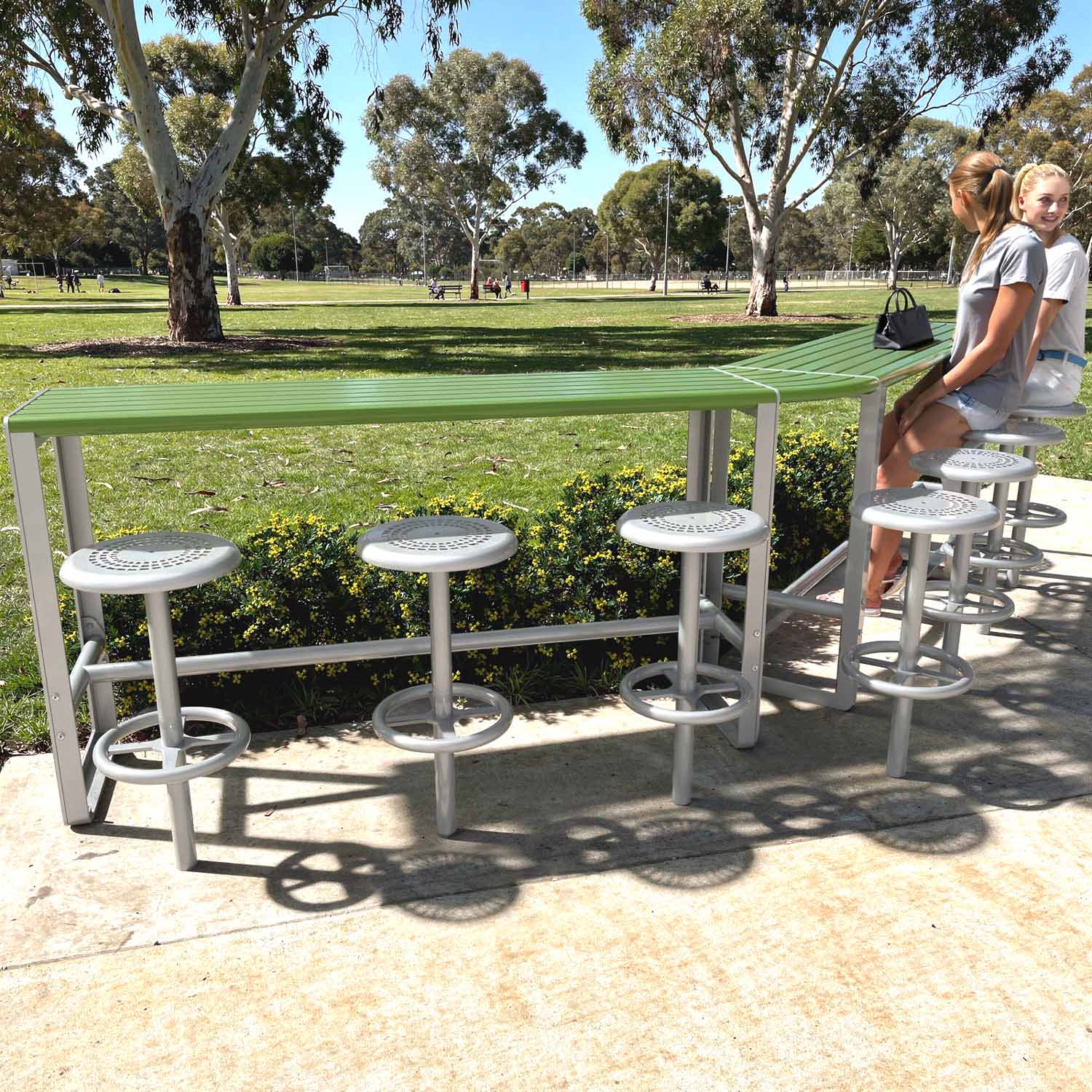 Bar Table Setting in a Park in Blacktown NSW