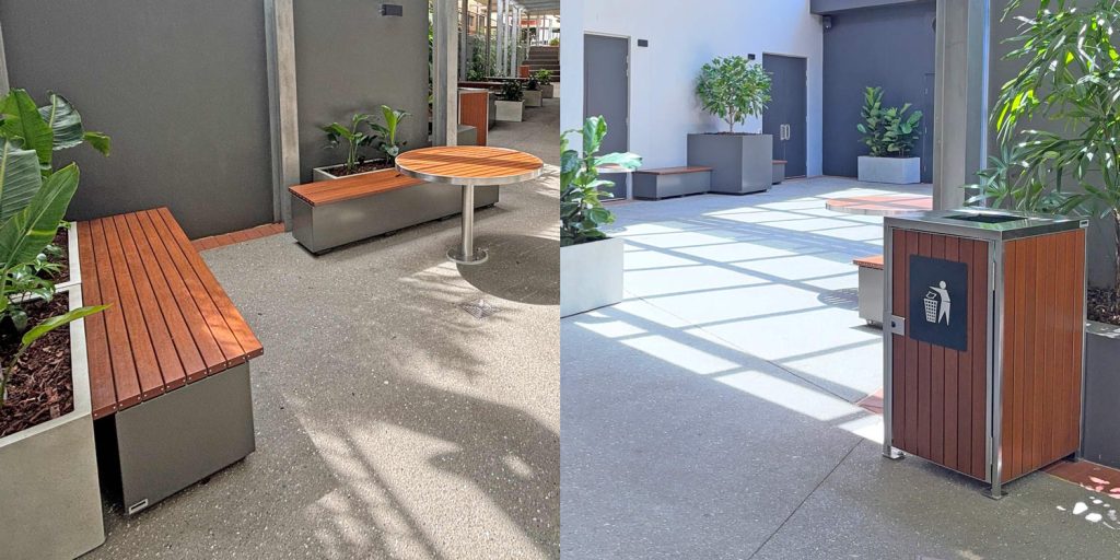 School Outdoor Furniture Layout in Buderim QLD