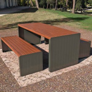 Park Picnic Table Setting with Panelled Ends in Adelaide SA